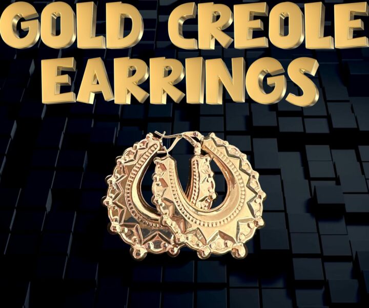 9ct GOLD LARGE GYPSY CREOLE EARRINGS