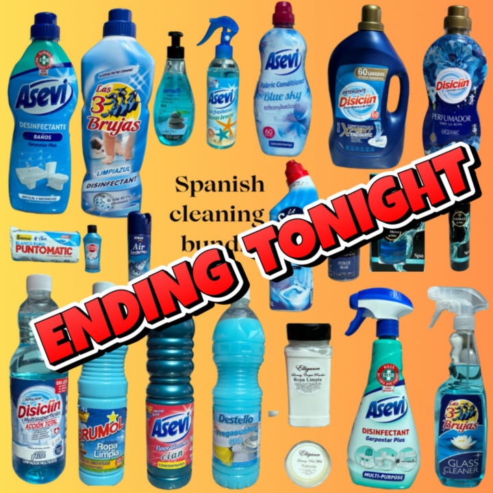 MEGA SPANISH CLEANING BLUE BUNDLE