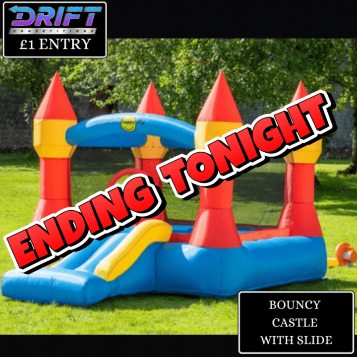HAPPY HOPPER BOUNCEY CASTLE WITH SLIDE
