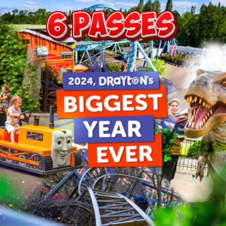 6 x DRAYTON MANOR PASSES