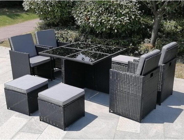 8 SEATER RATTEN CUBE SET - Image 5
