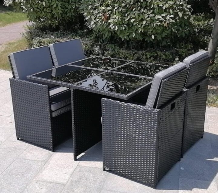 8 SEATER RATTEN CUBE SET - Image 4