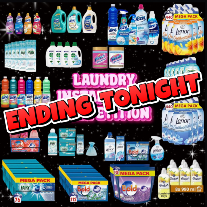 LAUNDRY INSTANT WIN BUNDLES