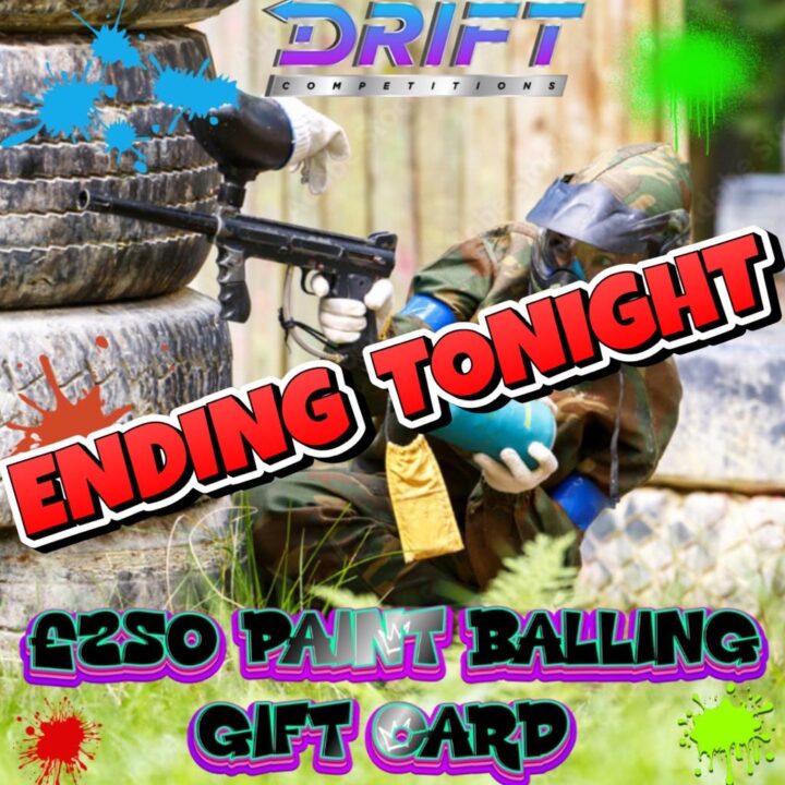 WIN A £250 PAINT BALLING GIFT CARD