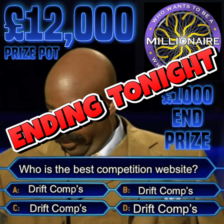 WHO WANT’S TO BE A MILLIONAIRE £12,000 PRIZE POT £1000 CASH END PRIZE
