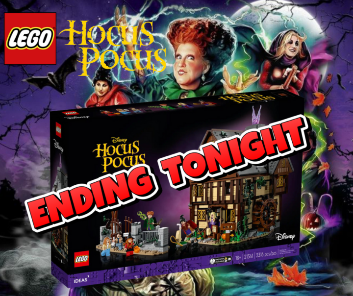 LEGO HOCUS POCUS SET THE SANDERSON COTTAGE