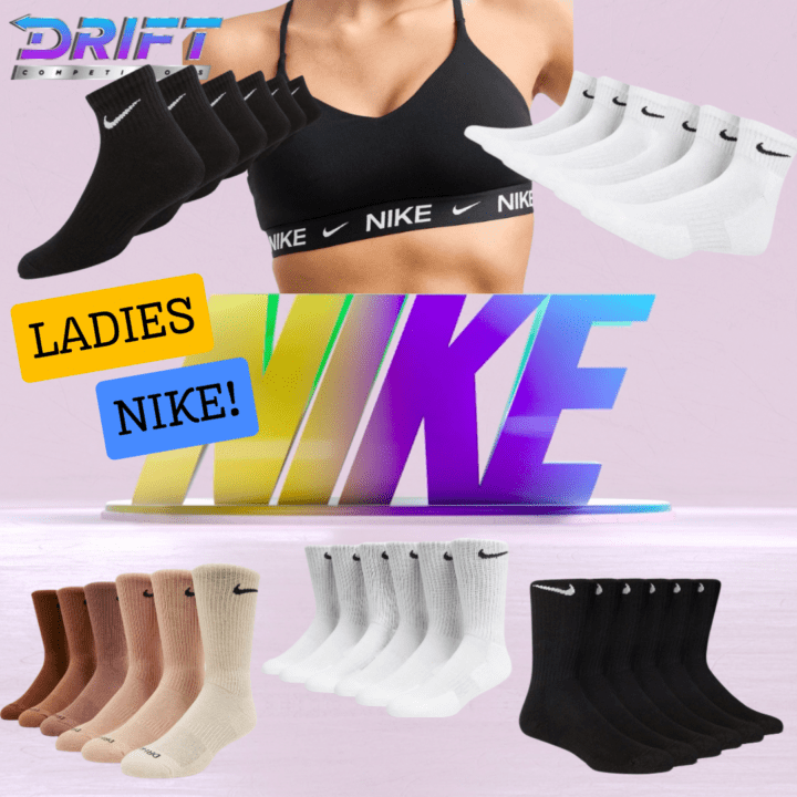 LADIES NIKE SOCKS AND BRA BUNDLE