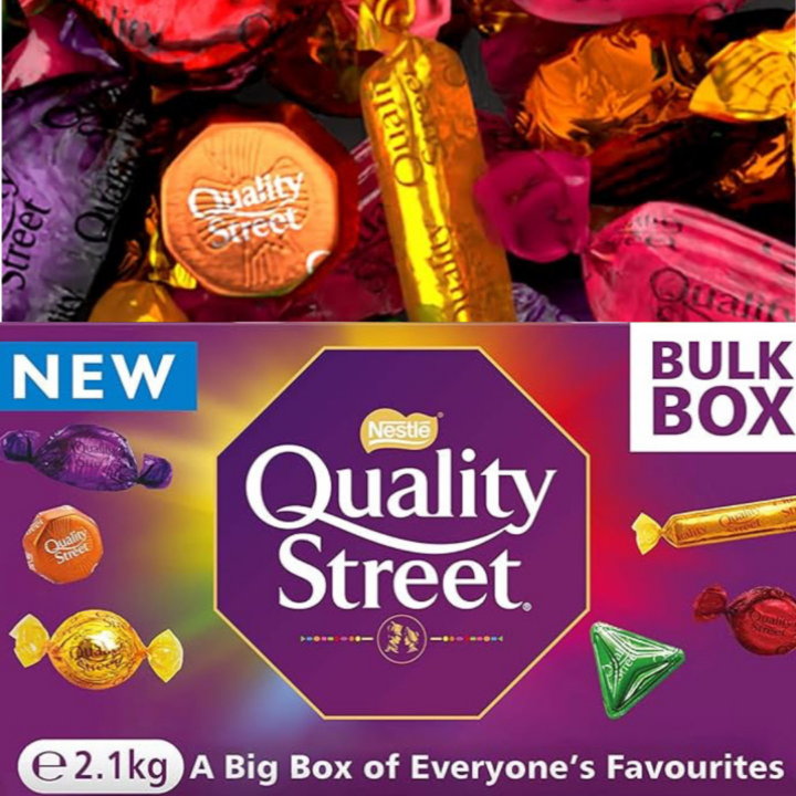 2.1KG. BOX OF QUALITY STREET ( ONLY 60 TICKETS )