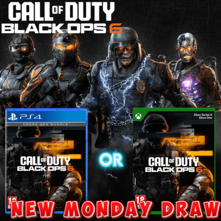 WIN CALL OF DUTY BLACK OPS 6 GAME PS5 OR XBOX SERIES X