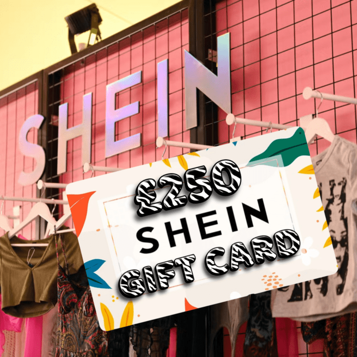 WIN A £250 SHEIN GIFT CARD