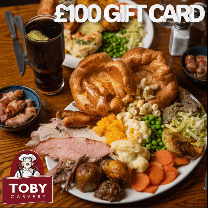 WIN £100 TOBY CARVERY GIFT CARD