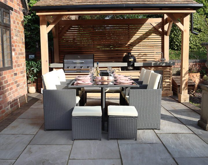 10 SEATER RATTEN CUBE SET - Image 2