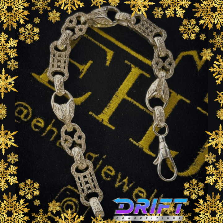WIN THIS 9CT GOLD STARS BARS & TULIP BRACELET