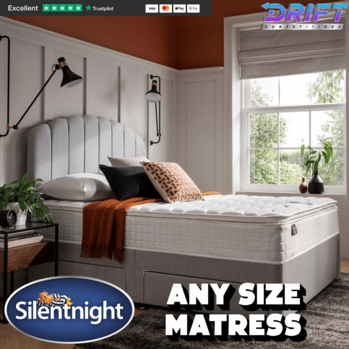 SILENT NIGHT 2000 POCKET MEMORY MATTRESS ( ANY SIZE )