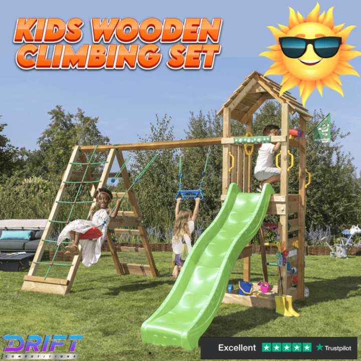 KIDS WOODEN GARDEN SET