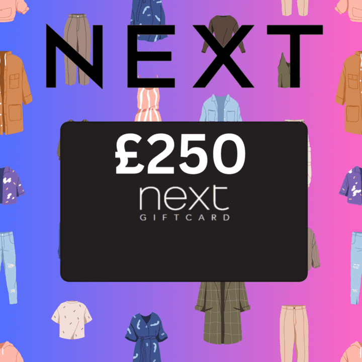 WIN A £250 NEXT GIFT CARD