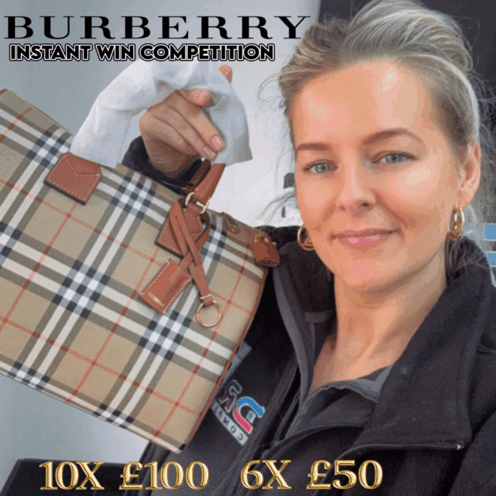 BURBERRY MEDIUM BOWLING BAG INSTANT WIN COMPETITION