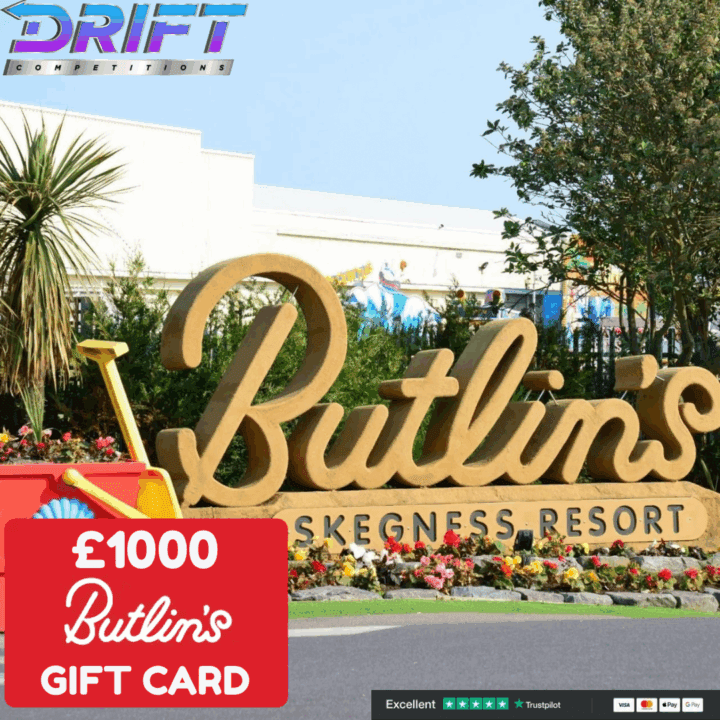 WIN A £1000 BUTLINS GIFT CARD