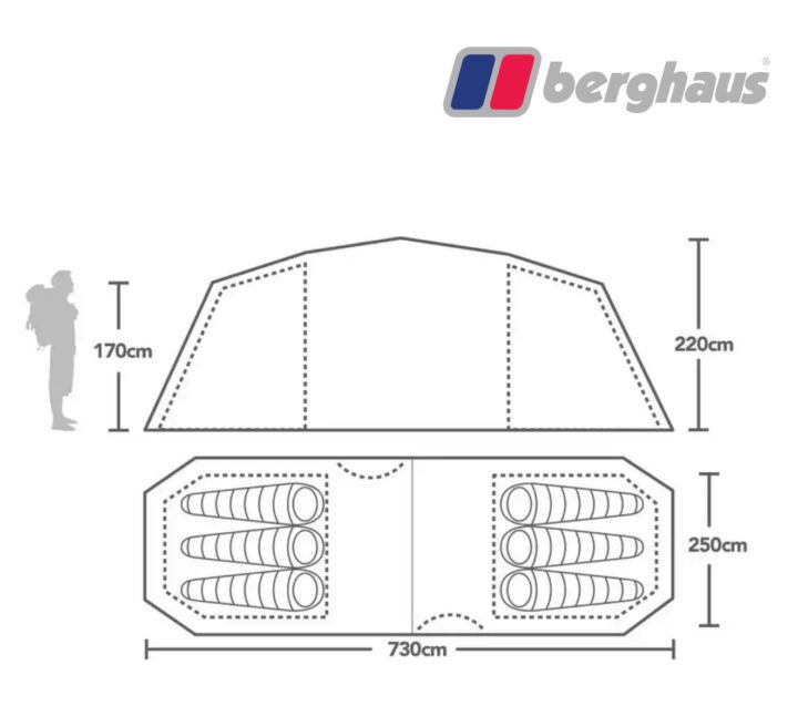 BERGHAUS AIR 600 NIGHTFALL TENT + BERGHAUS AIR 600 NF DELUXE BUNDLE - Image 6