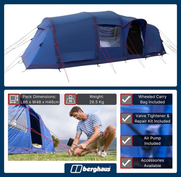 BERGHAUS AIR 600 NIGHTFALL TENT + BERGHAUS AIR 600 NF DELUXE BUNDLE - Image 2