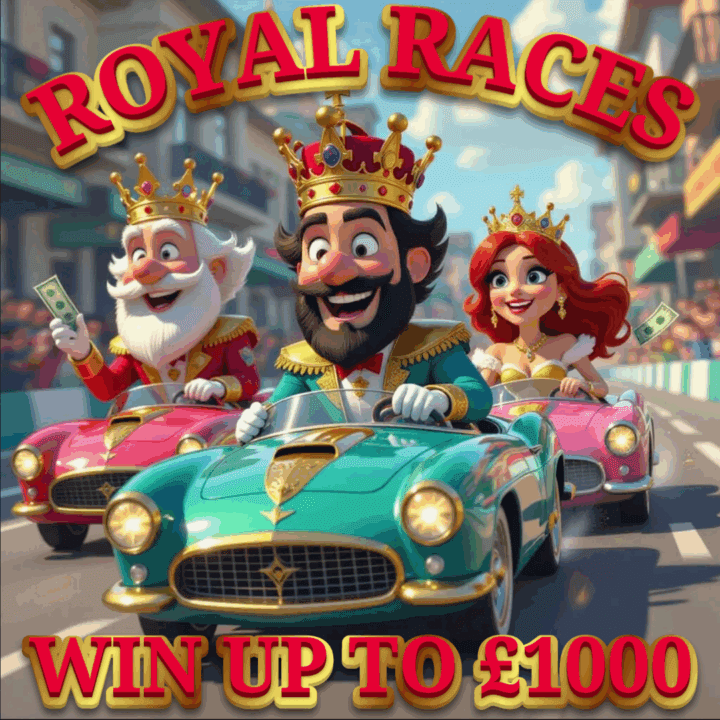 ROYAL RACES WIN UP TO £1000 INSTANTLY + £1000 END PRIZE