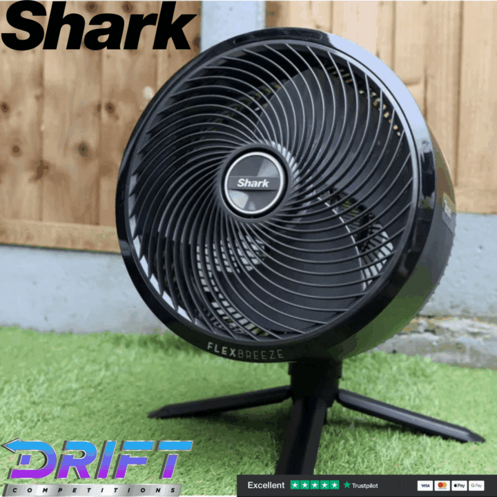 SHARK FLEXBREEZE PORTABLE INDOOR OR OUTDOOR FAN
