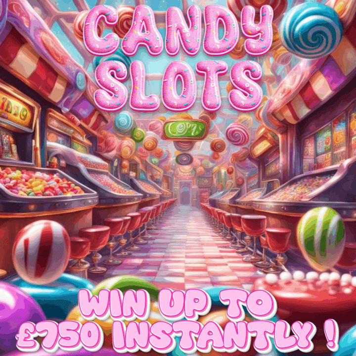 CANDY SLOTS WIN UP TO £750 INSTANTLY