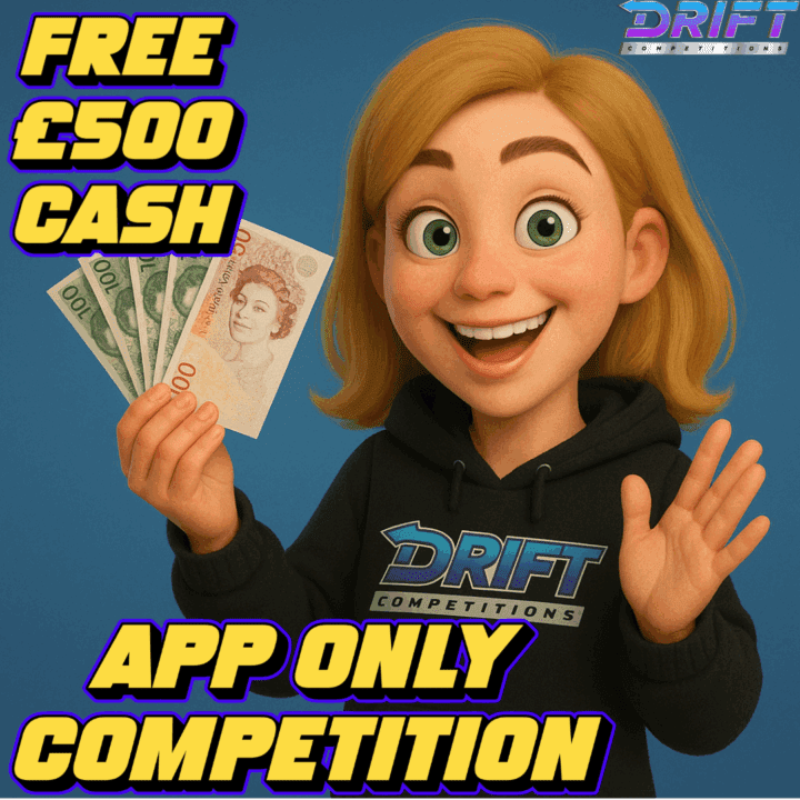 WIN £500 CASH FOR ABSOLUTELY FREE ( APP ONLY COMPETITION )