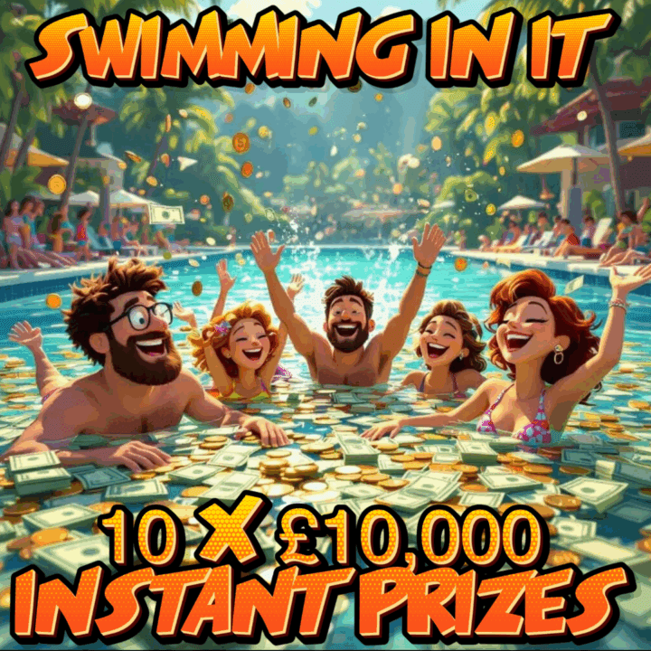 SWIMMING IN IT 131K INSTANT WIN COMPETITION + 5K END PRIZE
