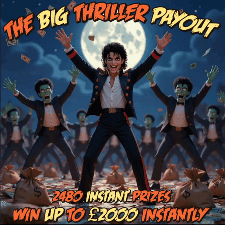 THE BIG THRILLER PAYOUT 2480 INSTANT PRIZES + 1K END PRIZE
