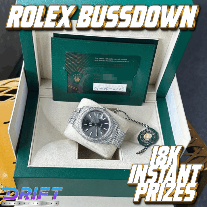 ROLEX BUSSDOWN 2023 DATE JUST + 4361 INSTANT PRIZES