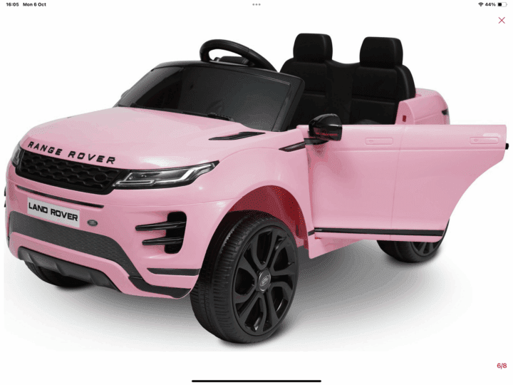 KIDS 12V PINK RANGE ROVER EVOQUE - Image 3