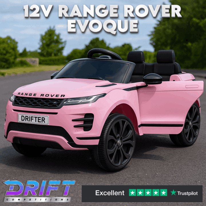 KIDS 12V PINK RANGE ROVER EVOQUE