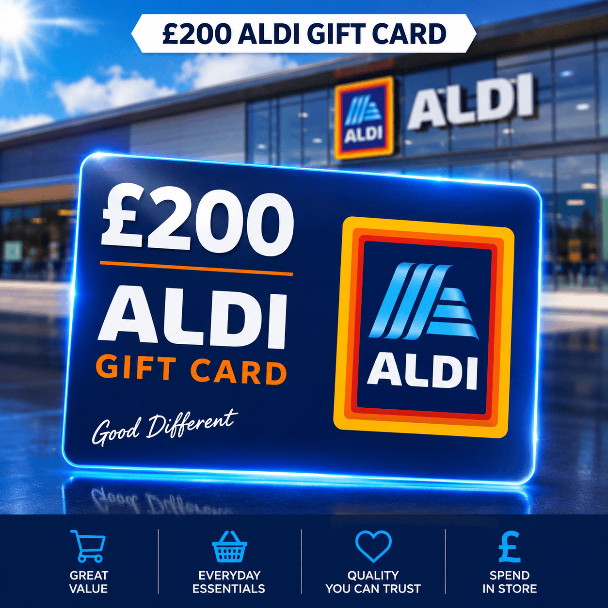£200 ALDI SHOP