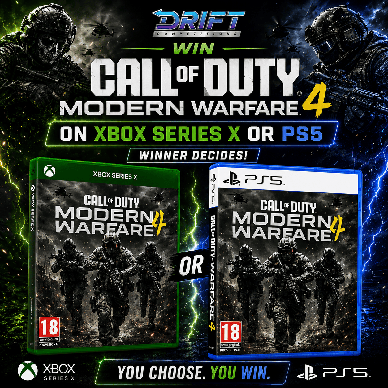 CALL OF DUTY MW4 GAME ON PS5 OR XBOX SERIES X